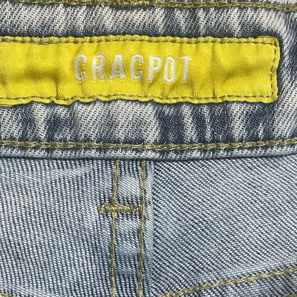 Cracpot Mom Fit Light Blue Jeans - Size 26, High Rise, Almost New - Picture 6 of 12